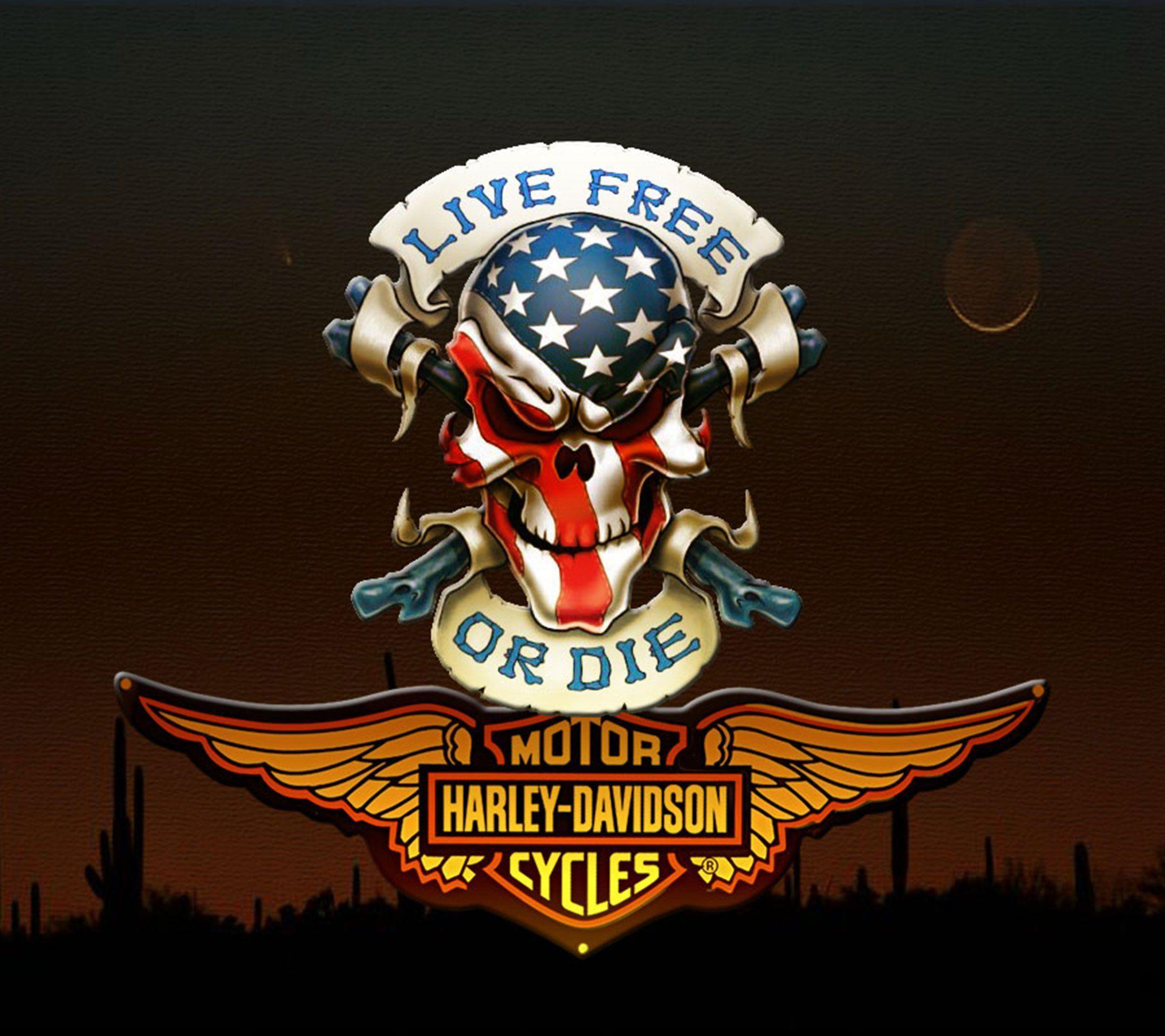 Harley davidson logo wallpapers wallpaper cave jpg 2