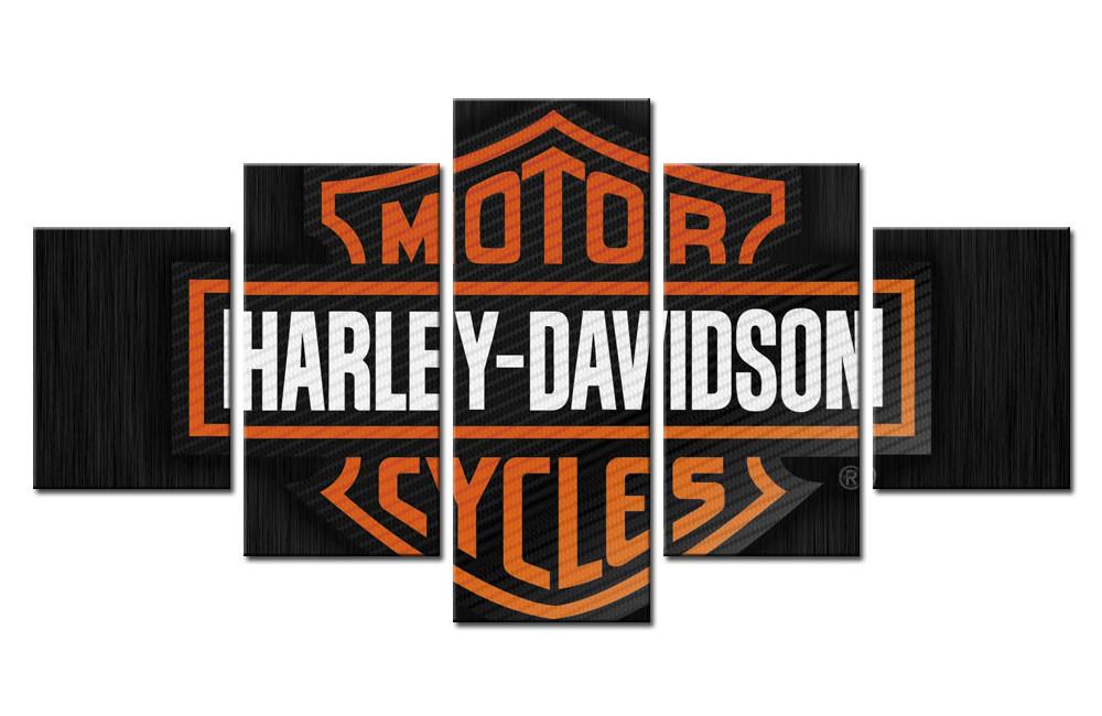 harley davidson logo 5 piece harley davidson motorcycle bar and shield logo ash wall jpg