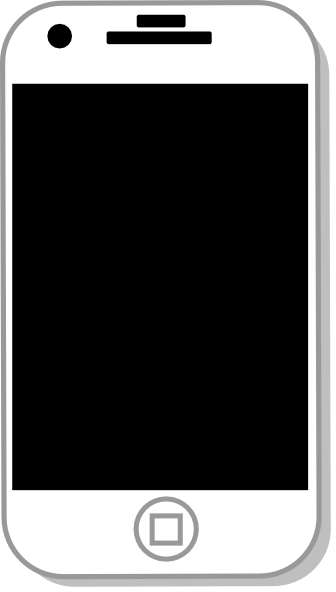 White iphone clip art at vector clip art png