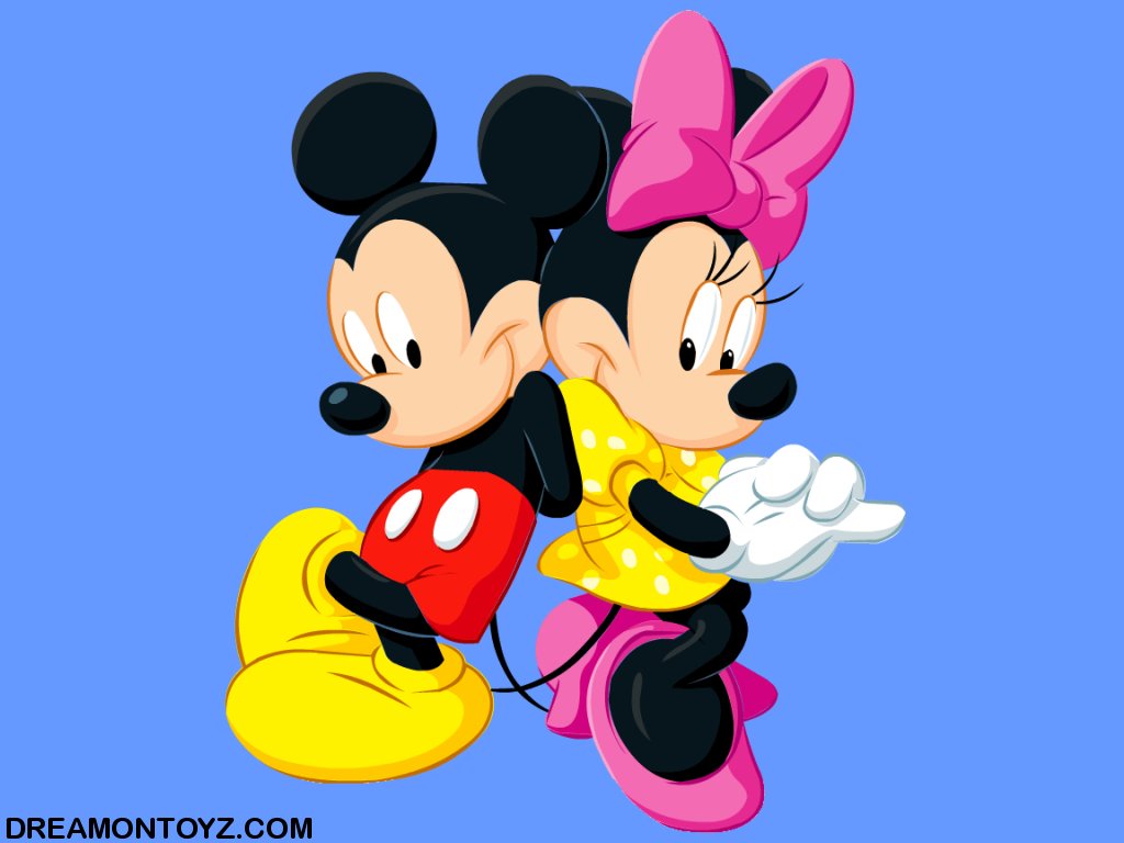 Mickey mouse with minnie cartoon hd background image for jpg
