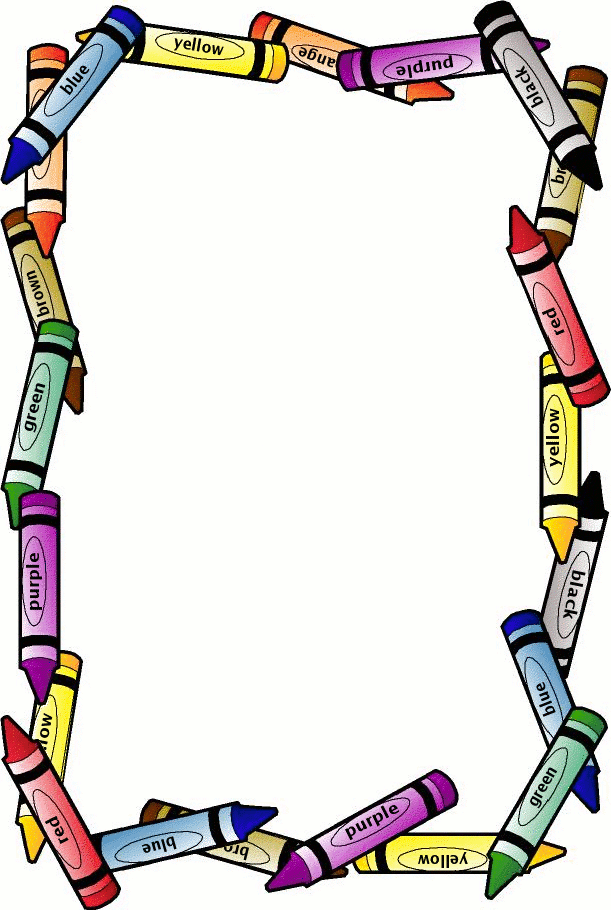 Free Printable Crayon Border Page Borders Spyfind Png Cliparting Com