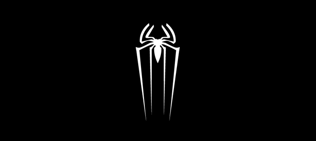spiderman logo The new spider man logo down with design png