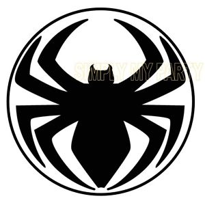 Iron on transfer or sticker spiderman logo spider man jpg