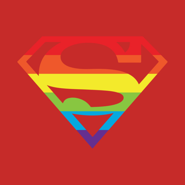 superman logo Superman gay pride logo shirt teepublic jpg