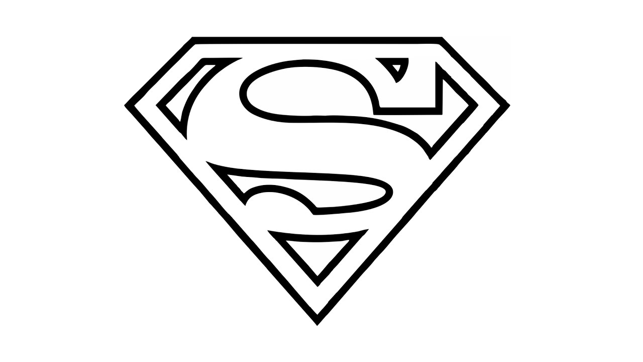 How to draw the superman logo symbol youtube jpg