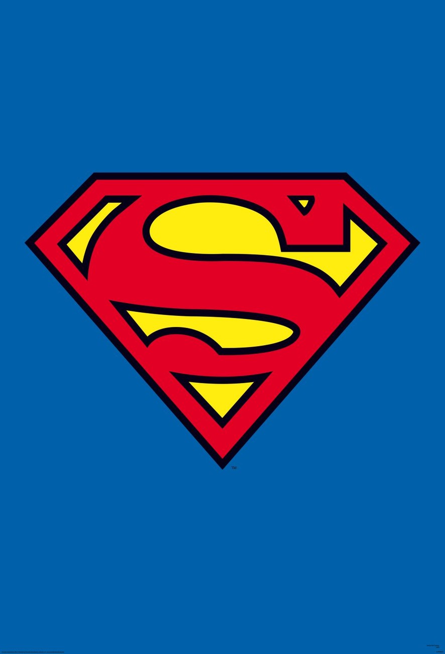 Fotomurale superman logo papel pintado jpg