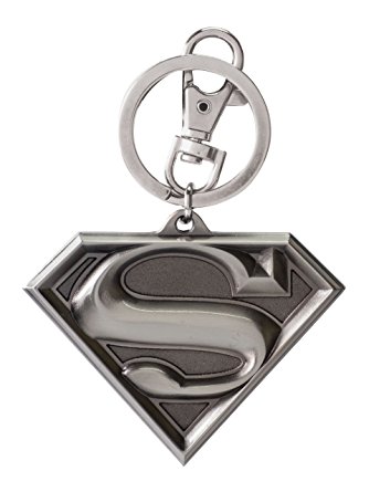 Dc superman logo pewter keyring toys  jpg