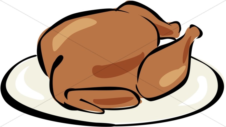 Cooked turkey clipart thanksgiving clipartix jpg