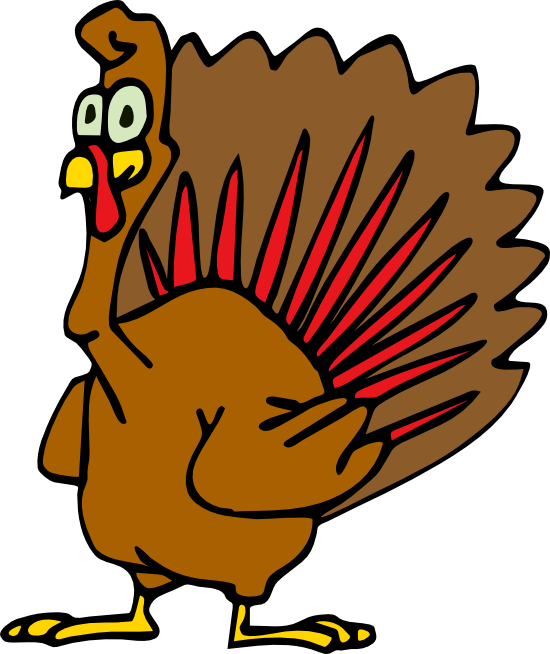 Free turkey clipart and animations png