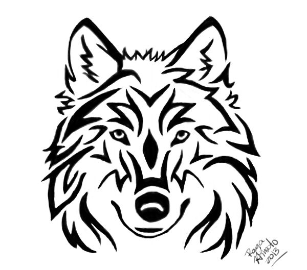 wolf outline Wolf face outline wolf tattoo ideas on jpg