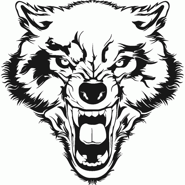 Wolf outline free download on gif