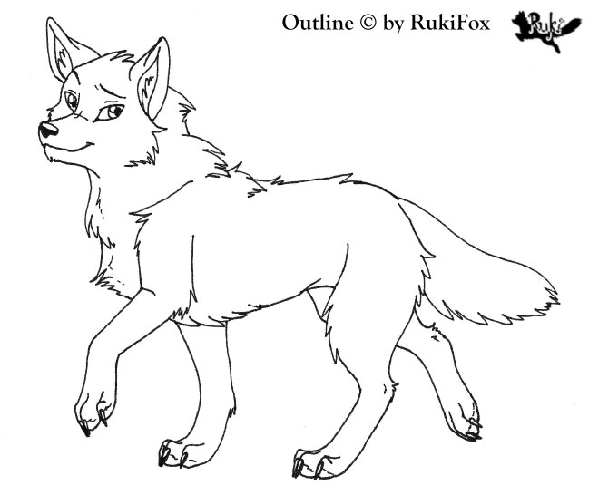 Wolf outline free download clip art on clipart jpg 4