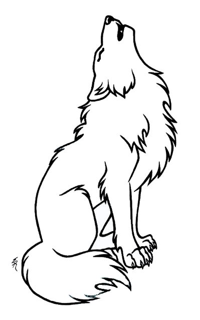 Wolf howling wolf outline free download clip art on clipart jpg