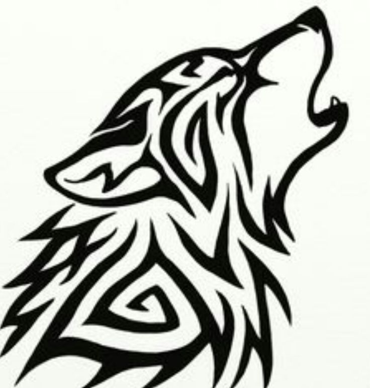 Wolf outline ideas on simple wolf drawing jpg