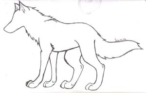 wolf outline Wolf play by sasukexgaaraslayer on deviantart jpg