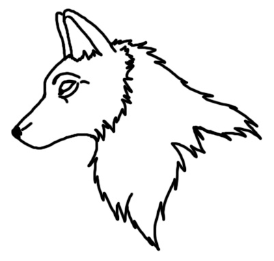 wolf outline Wolf head outline free download clip art on jpg 2